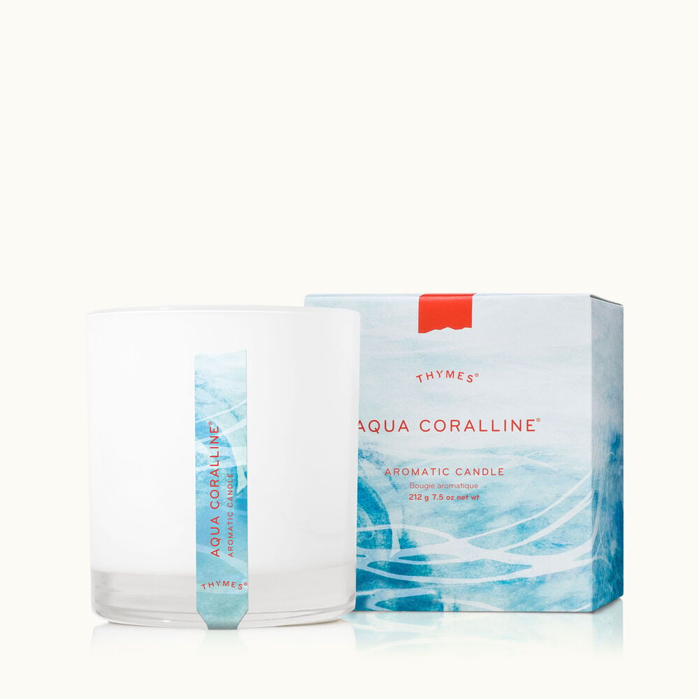 Thymes Aqua Coralline Candle is A Seaside Fragrance image number 0
